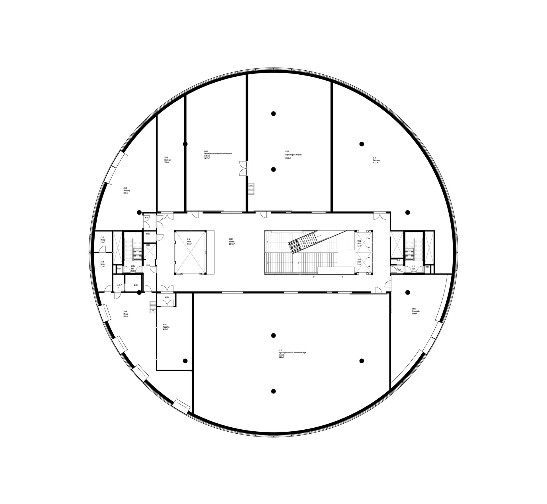 Exploded axonometric Site plan Ground floor