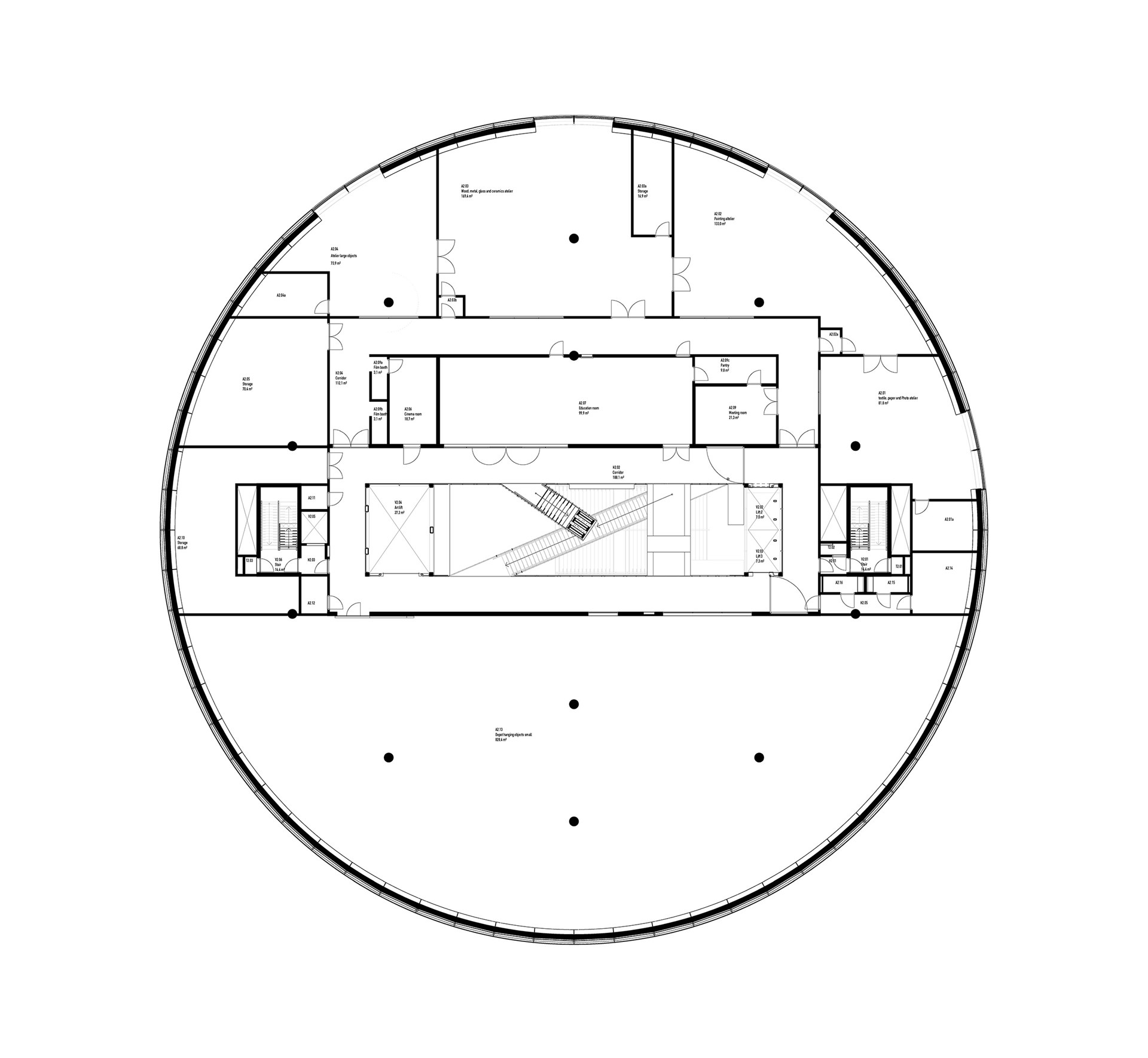 Exploded axonometric Site plan Ground floor